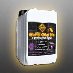 Graffiti Remover For Reflective Signs