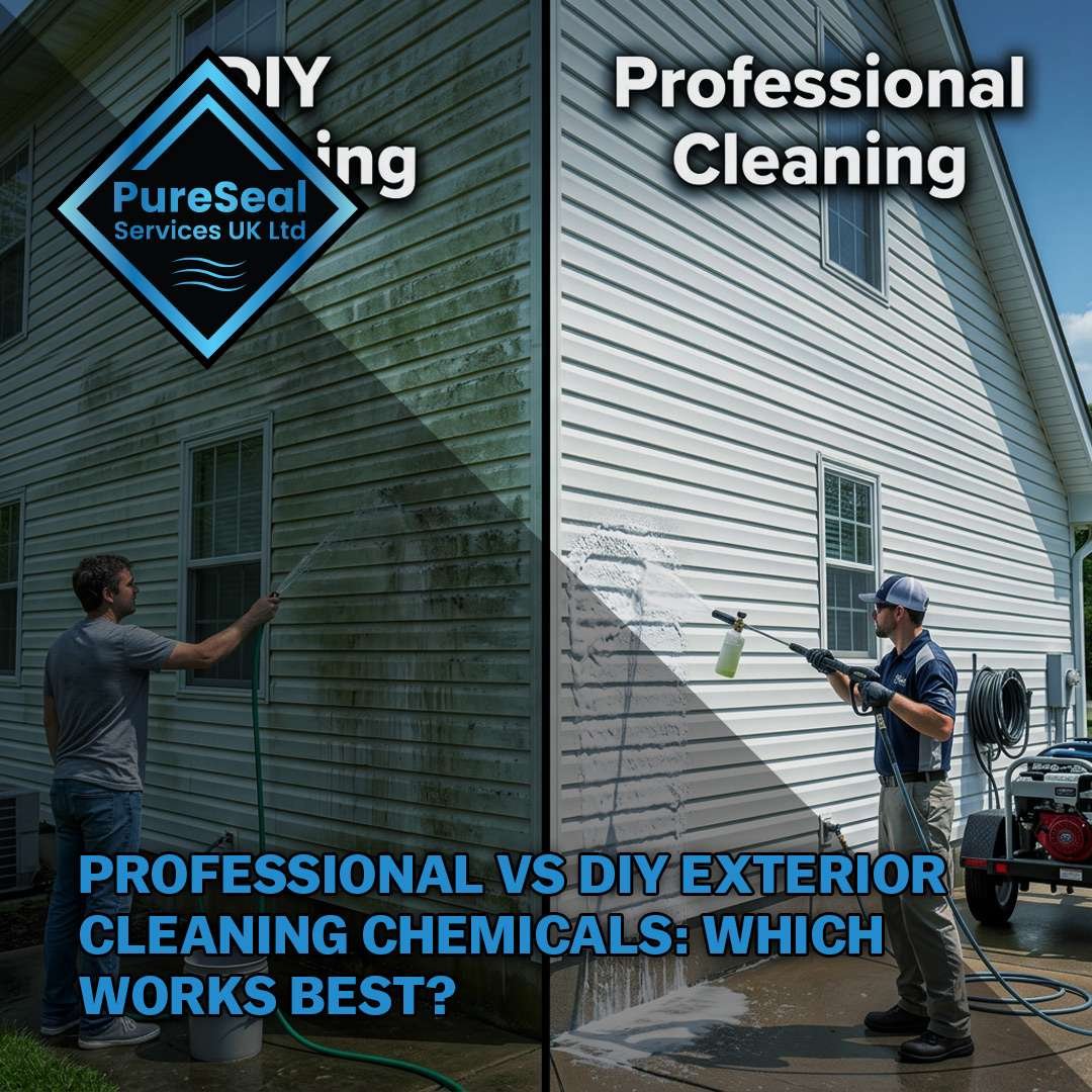 Professional vs DIY Exterior Cleaning Chemicals: Which Works Best?